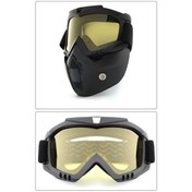 Resim Jet Kask Maskesi Aynalı Gold 