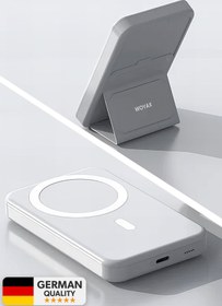 Resim Woyax Magsafe Powerbank 10000 Mah Taşınabilir Batarya Stand Iphone 11 12 13 14 15 16 Samsung-xiaomi Uyumlu 