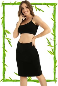 Resim HRN Textile Bambu Midi Jüpon (Q-En 300) 