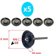 Resim Poyraz Bioplast Sosis Silikon Tabancası İtici Yedek Parça M6 5 Adet 