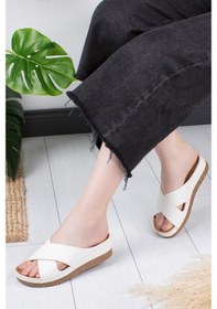 Resim Khayt Inci Anatomik Ortopedik Günlük Kadın Terlik 