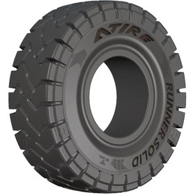 Resim ATİRE Atire 6.00-9 Segmanlı Premium Plus Runner Solid Siyah Dolgu Forklift Lastiği 
