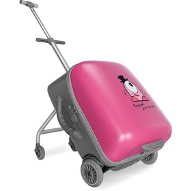 Resim Tucklebery Oturaklı Gezgin Çocuk Valizi - Pembe - Pembe / Standart 