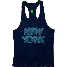 Resim Bluu Newyorkstr Fitness Gym Tank Top Sporcu Atleti (528806803) 