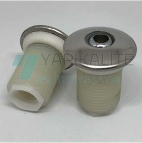 Resim YAPI KALİTE B Küresel Uçlu Yüzeye Sıfır Önden Montajlı Klozet Taharet Çubuğu Ucu Perlatörü 14 mm 