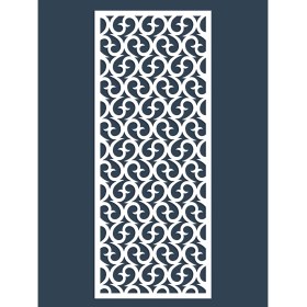 Resim Liar Ahşap Seperatör (Paravan) - KSP-09 - (18 mm) - (85 cm x 210 cm) - (Beyaz) 