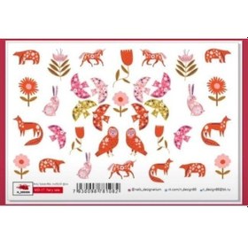 Resim Tnl Professionel Takma Tırnak Stiker Md-17 