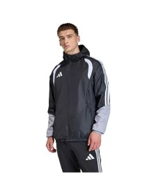 Resim Adidas TIRO26C Aw Jkt Erkek Futbol Antrenman Yağmurluk JX4247 Siyah 