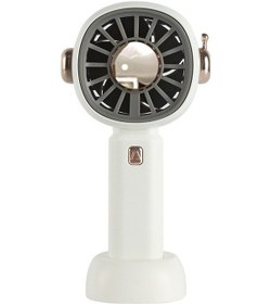 Resim Fgns El Tipi Vantilatör, Li-ion Pil Taşınabilir Vantilatör, Mini Beyaz, 