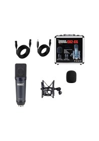 Resim Midex Cx2-q Pro Set Üst Seviye Condenser Stüdyo Ses Kayıt Mikrofonu Standı Seti 