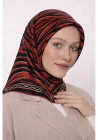 Resim Kristal Eşarp - 06102 Kırmızı-05 