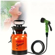 Resim Willowhaven 7 Fonksiyonlu Yeşil Basınçlı Sprey 101 44oz Deri Hortum Seyahat Duş Seti 