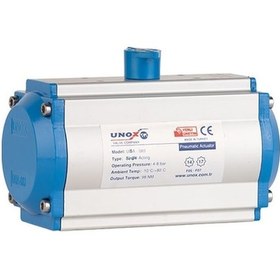 Resim Unox Çift Etkili Pnömatik Aktüatör 