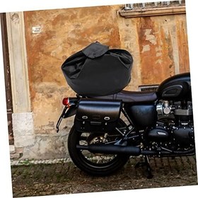 Resim FAVOMOTO Sırt Çantası 2 Adet Çantası Emniyet ı Kabı Motosiklet Vizör Çantası Motosiklet Taşıyıcı İpli Torbaları Tutucu Büzgülü Çanta Seyahat Polyester Çeşitli Çanta Çok Işlevli 