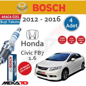 Resim Bosch Honda Civic Fb7 1.6 Çift İridyum 2012-2016 Buji Takımı 