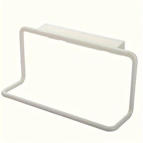 Resim Zhanglei001 Beyaz 1 Adet Askılı Havlu Askısı, Mutfak Banyo Dolap Kapısı Duvar Tipi Havlu Askısı Beyaz 