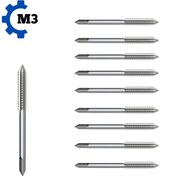 Resim El matkabı ucu seti, 7 boyut: M3, M4, M5, M6, M8, M10 ve M12, manuel diş açma ve delme için 