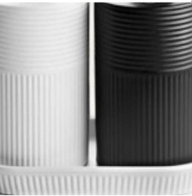 Resim 2li Lüks Stoneware Siyah Beyaz İskandinav Taş Mutfak Sıvı Sabunluk Standlı Bulaşık Deterjanlık Beyaz - Siyah 