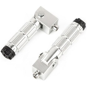 Resim Padalink Katlanır M3 Maymun Elektrikli Bisiklet Ayaklığı - 8mm Evrensel Kaymaz Alüminyum Pedal Gümüş 