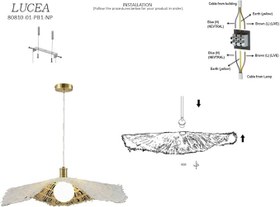 Resim Lucea Rabin 01 Büyük Boy Tekli Sarkıt 