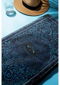 Resim Dijital Baskı Plaj Deniz Havlusu Modern Desenli Peştamal 80x160 Cm Hvl0066 Renkli 