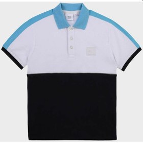 Resim Hugo Boss Çocuk Polo Yaka T Shirt 25l24/n68 Whıte Navy Lacivert - Beyaz Beyaz - Lacivert 