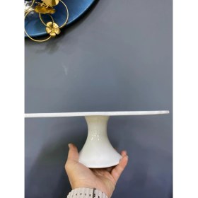 Resim Yaprak Model Pasta Sunum Standı 