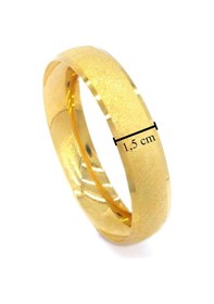 Resim Altın Kaplama İmitasyon 1.5cm Simli Bilezik Blz-1376 Altın 