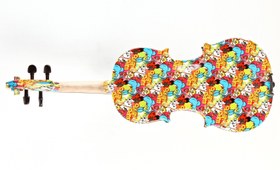 Resim Kinglos KNG KT-1405 Keman (4/4) | Üst Segment Ladin Ön Kapak, Pürüzsüz Klavye Geçişleri ve Konser Performansı Uyumluluğu 