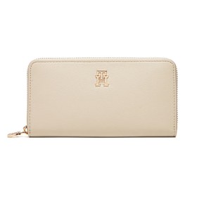 Resim Tommy Hilfiger Kadın Krem Cüzdan (AW0AW17482-ACI) 