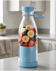 Resim Şarjlı Taşınabilir Blender 380 Ml Usb Kablosuz Smoothie Ve Meyve Karıştırıcı 