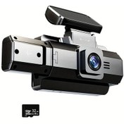 Resim Turcoshop11 360 Derece Dönebilen Araç İçi Ve Önü Kayıt 32gb Kartlı Gece Görüşü Park Asistanı 