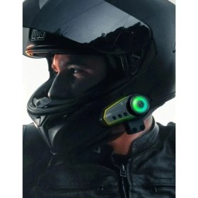Resim Smith Kask Kulaklık BT35 Bluetooth Uyumlu Motosiklet Kulaklık 5.0 Intercom Motosiklet Kulaklık Interkom 