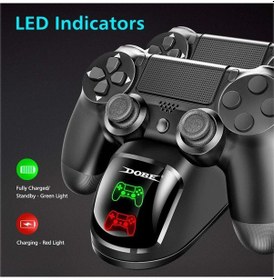Resim Ps4 Ps4 Slim Ps4 Pro İçin Çift Usb Gamepad Hızlı Şarj Standı İstasyonu 