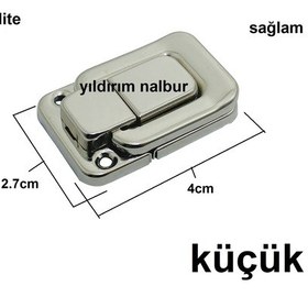 Resim Çanta Tokası Valis Tokası Bavul Kilidi Hobi Kilit Küçükkk 