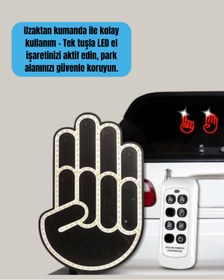 Resim pazarella 2025 Yeni Seri LED El Şekilli Park Uyarı ve Güvenlik Cihazı Orijinal 