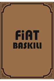 Resim CİHAN KAĞIT Kağıt Fiat Baskılı Oto Paspas Kağıdı 500 Adet 35x50 Ebat 135 gram 