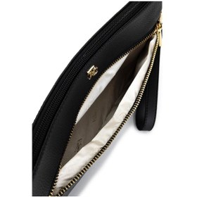 Resim Tamer Tanca Kadın Suni Deri Siyah Clutch Çanta 743 2337 Bn Cnt Sk25-26 Sıyah Mng Siyah 