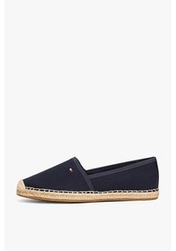 Resim Tommy Hilfiger Kadın Th Bayrak Nakışlık Canvas Espadrille Loafer Ayakkabı - Lacivert Space Blue 