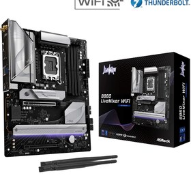Resim ASROCK Asrock B860 Live Mixer WiFi LGA1851 DDR5 8666MHz+(OC) ATX Gaming (Oyuncu) Anakart 