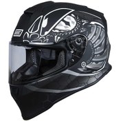 Resim Origine Dinamo Fighter Kapalı Motosiklet Kaskı Mat Siyah - Titanyum 