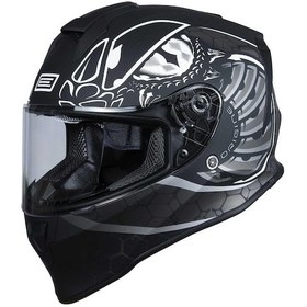 Resim Origine Dinamo Fighter Kapalı Motosiklet Kaskı Mat Siyah - Titanyum 