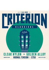 Resim La Bella C750 Klasik Gitar Teli Seti Profesyonel - Carbon Series 