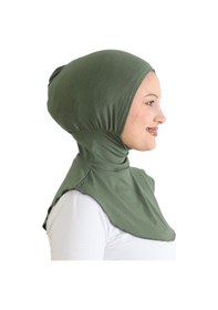 Resim Modish Group Kadın Boyunluklu Hijab Tesettür Pratik Spor Bone - Sarı Haki 