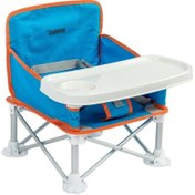 Resim Deluxe Portatif Katlanabilir Mama Sandalyesi Mavi 
