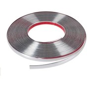Resim Extra Marketing Universal Yapışkanlı Nikelaj Şerit Bant Çıta 18mm 5 Metre Krom 