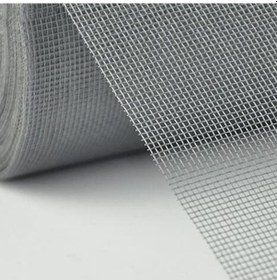 Resim Fiberglass 140x500 Cm Ebatlarında Menteşeli Sineklik Tülü Gri Ren 