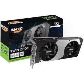 Resim Inno3d Rtx5060 8gb Twin X2 Oc 128bit Gddr7 Ekran Kartı 