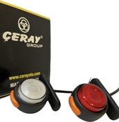 Resim ÇERAY Neon Mini Takoz Kırmızı-beyaz 12v-24v 