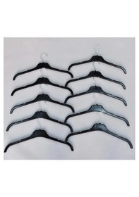 Resim 12adet-elbise Kıyafet Askısı Siyah 42cm Siyah 